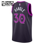 Maillot NBA Minnesota Timberwolves Julius Randle Nike 2025-26 City Edition Noir Swingman - Enfant
